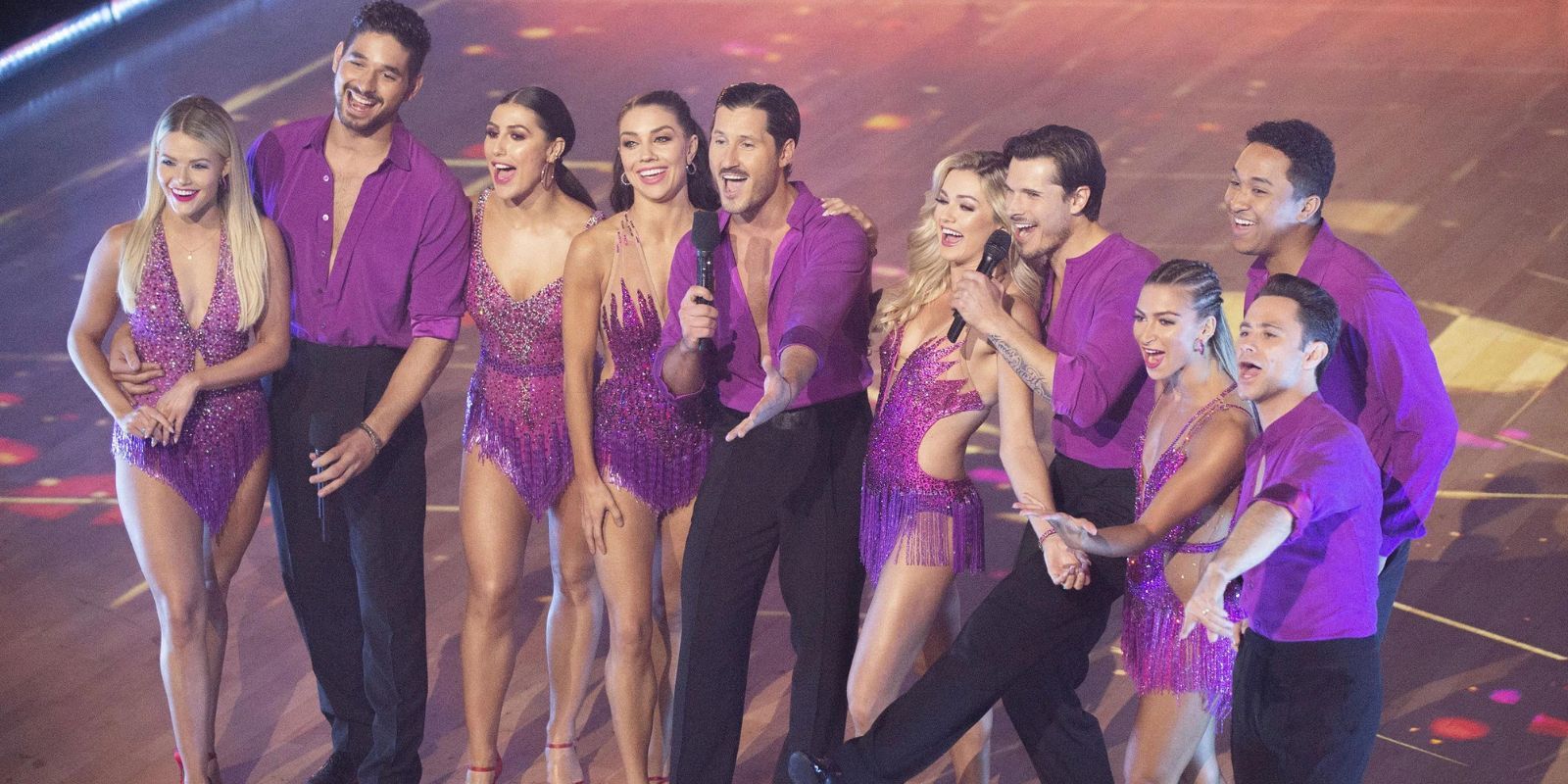 Dancing With The Stars dancers on the stage