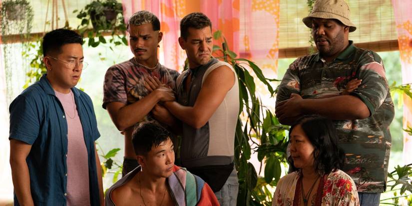 Fire Island characters looking offended