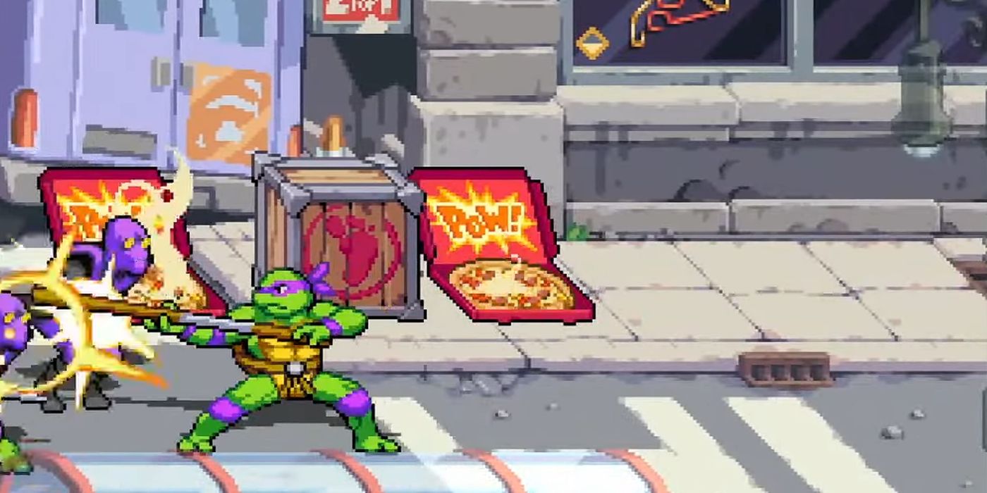 Using Pizza Powerups In TMNT Shredders Revenge