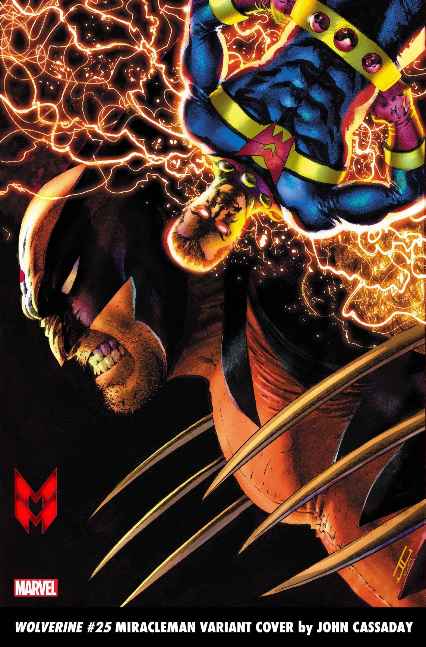 WOLVERINE 25 MIRACLEMAN VARIANT COVER by JOHN CASSADAY