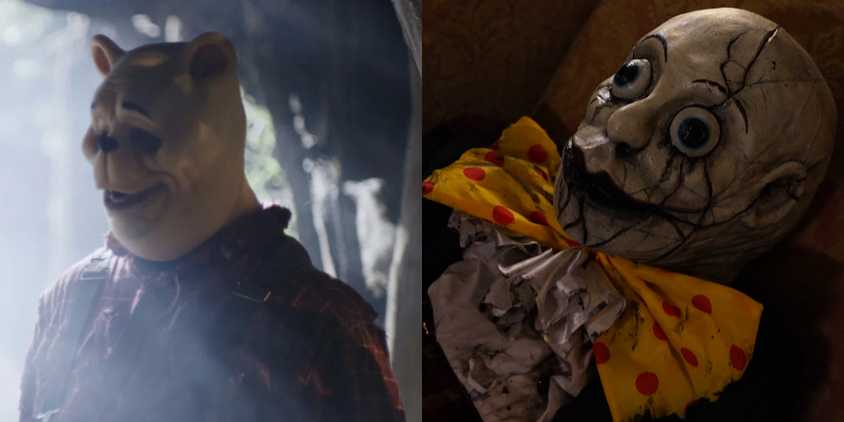 Winnie the Pooh in Blood and Honey and Humpty Dumpty in The Curse of Humpty Dumpty