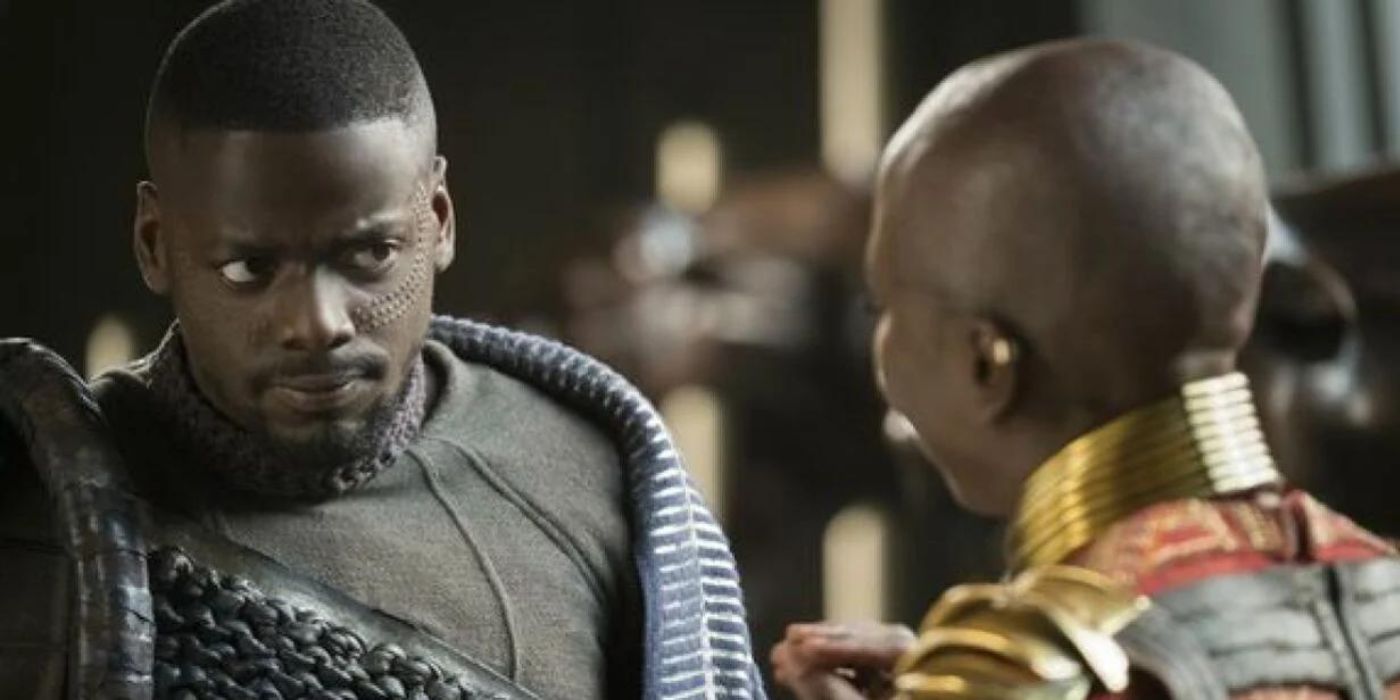 W'kabi arguing with Okoye in a Black Panther deleted scene