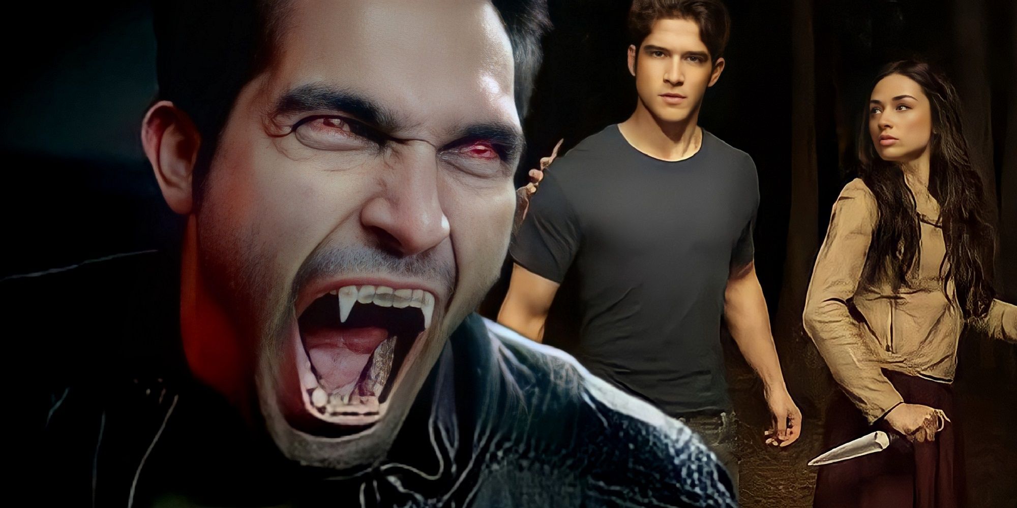 Tyler Hoechlin as Derek and Tyler Posey as Scott McCall in Teen Wolf