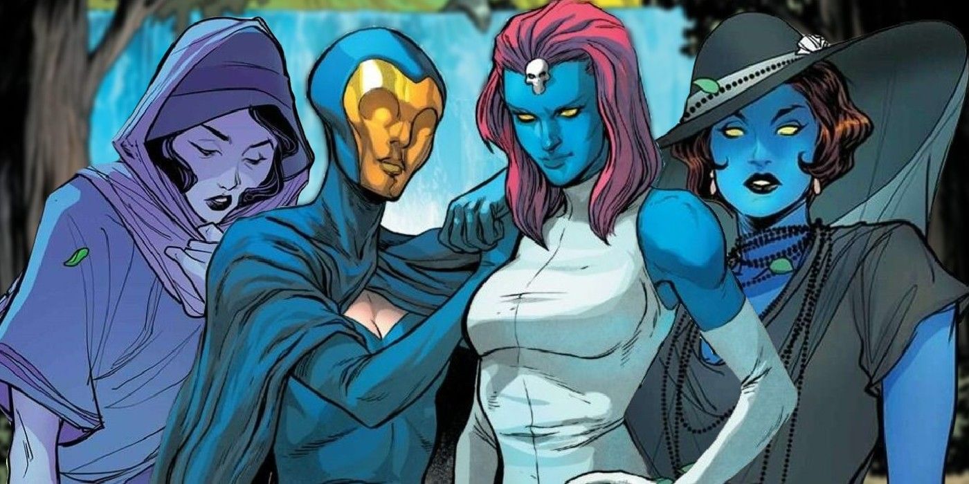 Mystique et Destiny s'embrassent dans Marvel Comics.