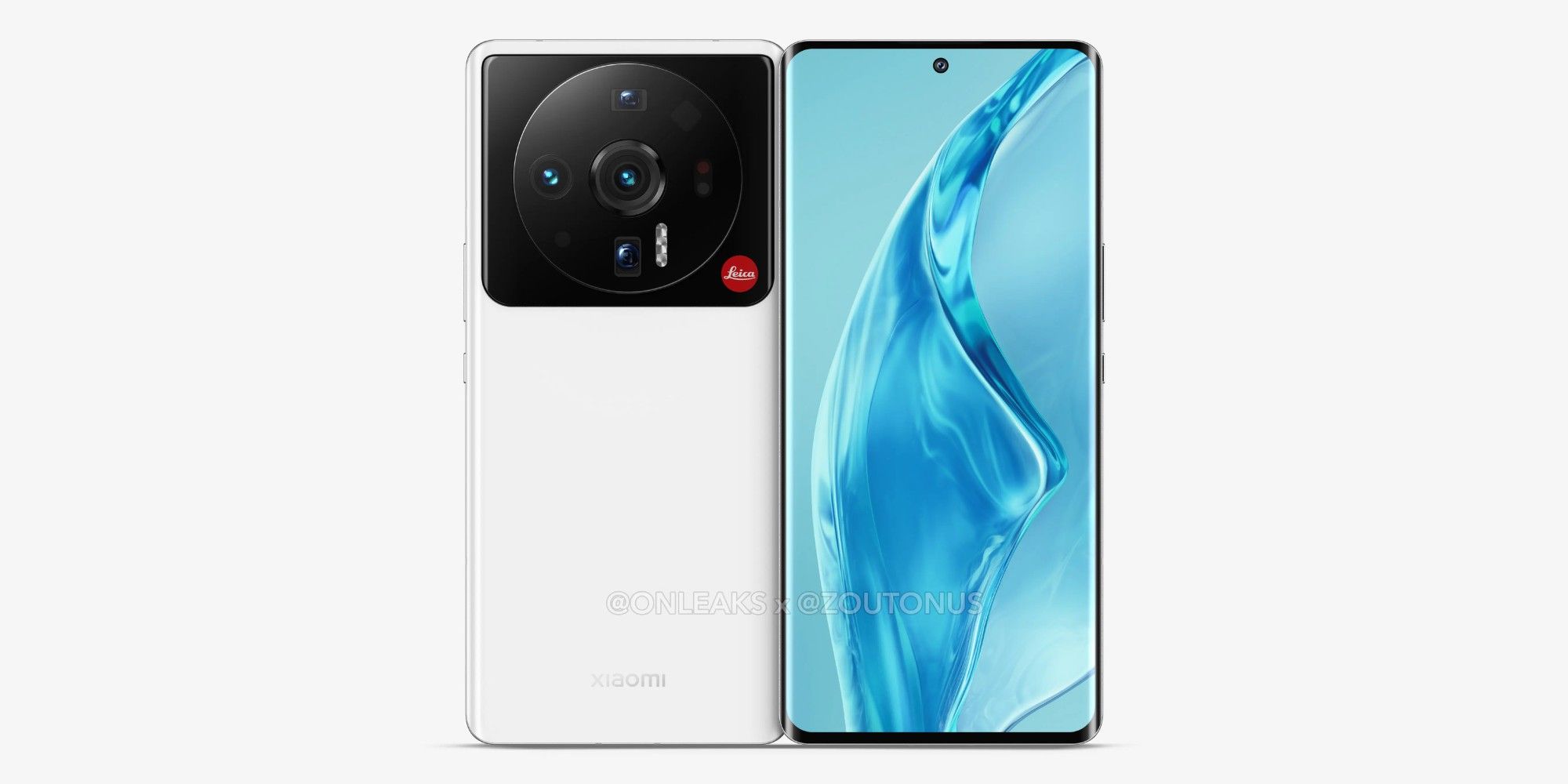Xiaomi 12 Ultra is shown with a quad-camera array