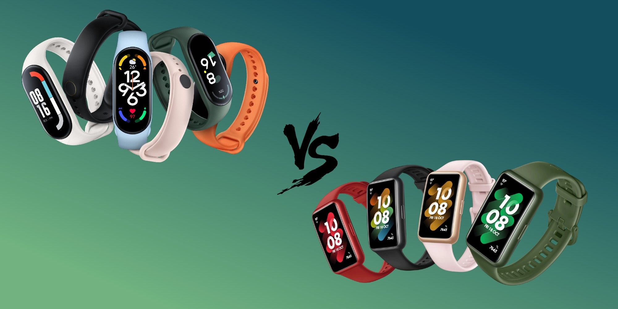 Huawei Band 7 vs Mi Band 7 