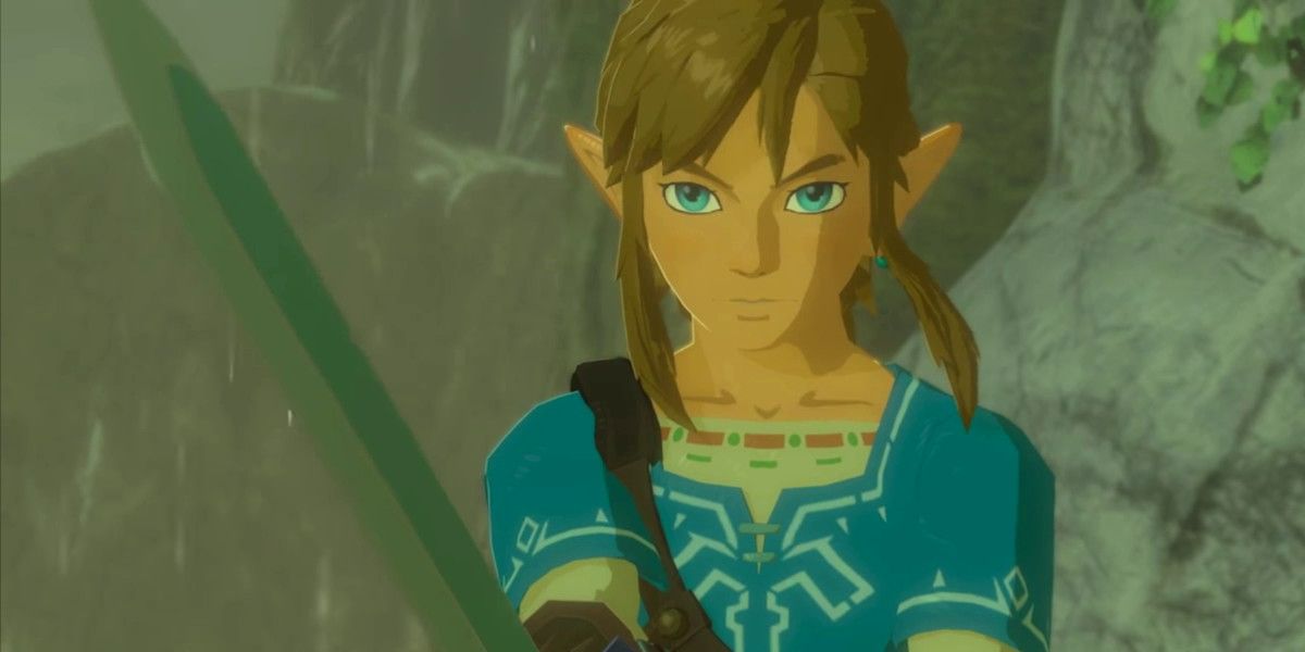 Zelda Breath Of The Wild Link Sword