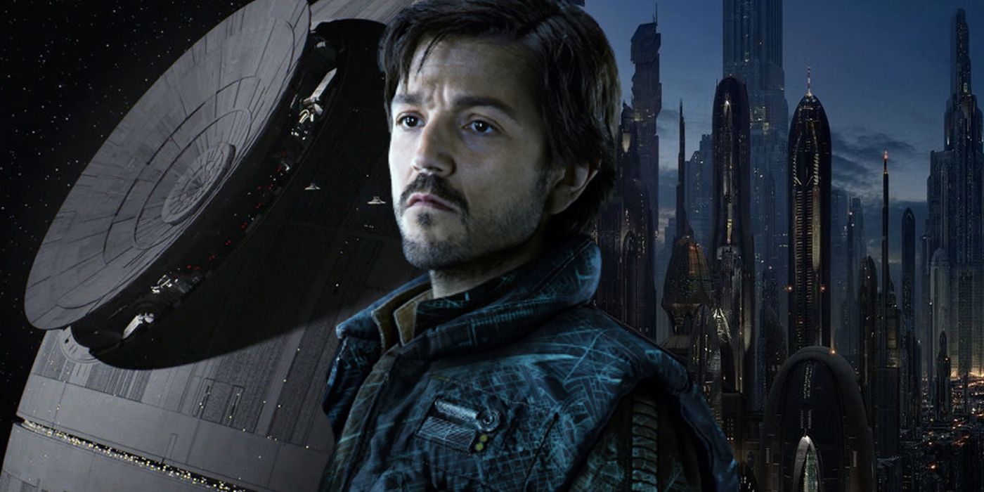 The Death Star, Cassian Andor and Coruscant.