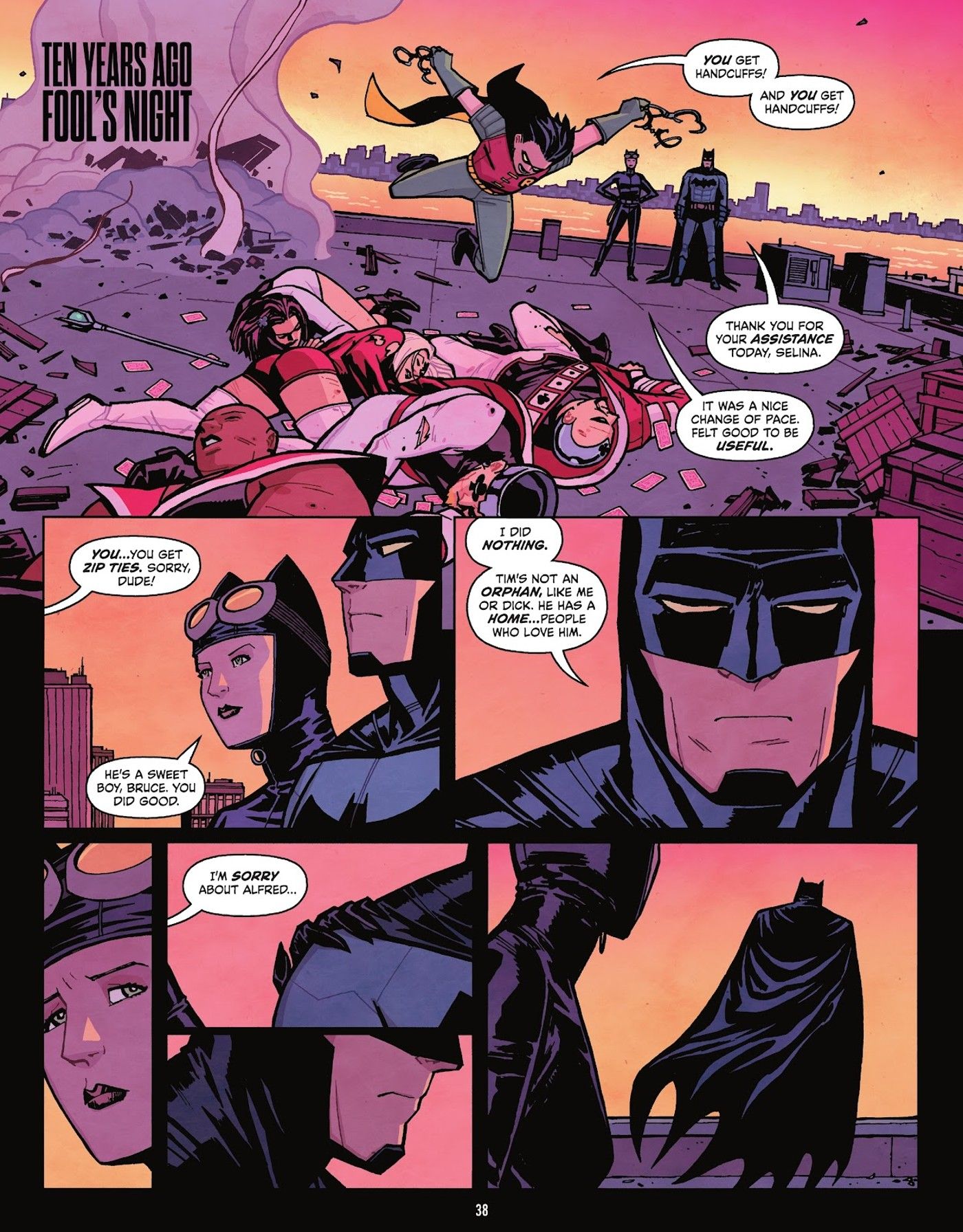 Catwoman Lonely City with Batman and Robin