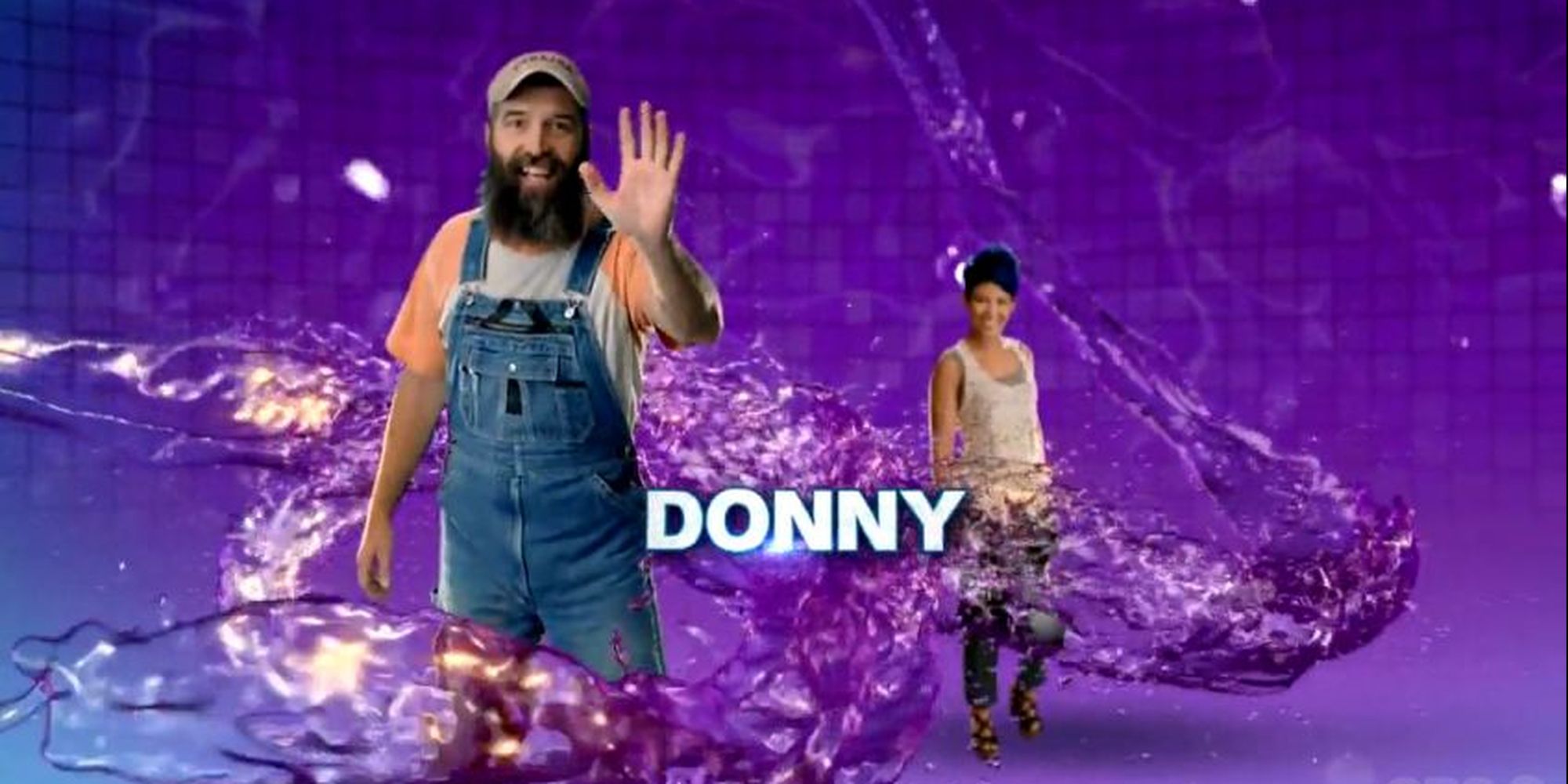 Big Brother 16 opening sequence featuring Donny waving 