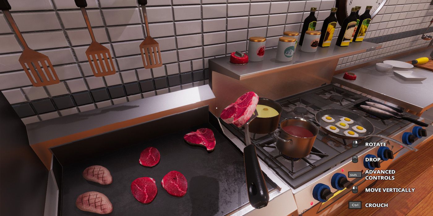 A screenshot from the game Cooking Simulator