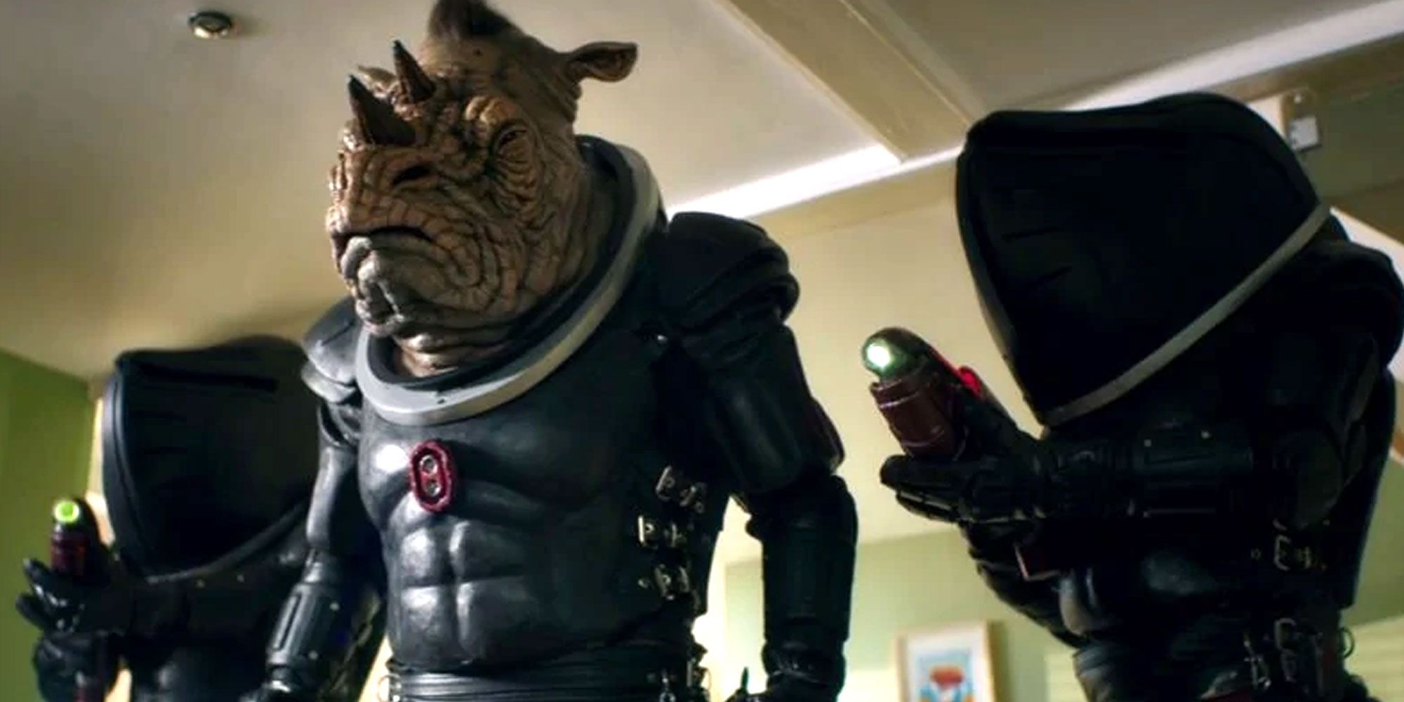 A Judoon soldier in Doctor Who.