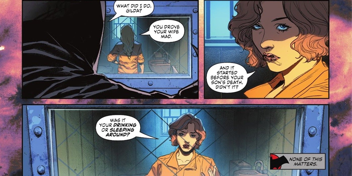flashpoint batman talks to gilda dent.