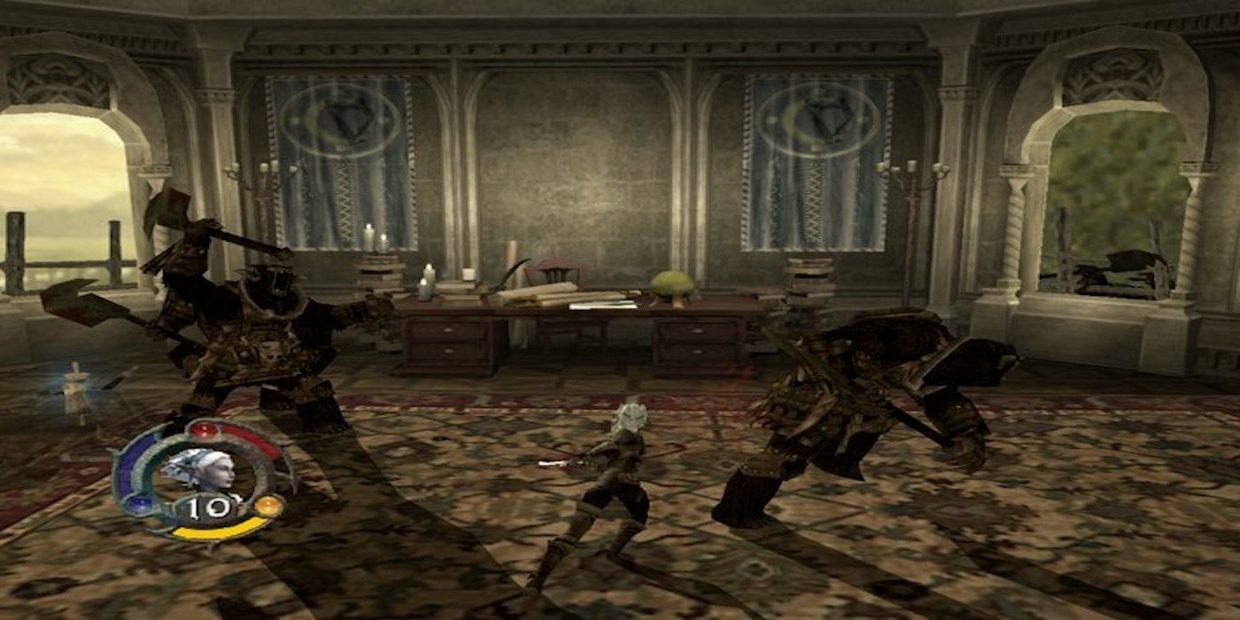 A screenshot from the game Forgotten Realms: Demon Stone