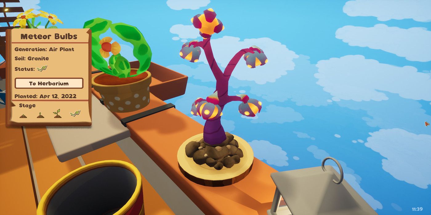 A screenshot from the upcoming game Garden In!