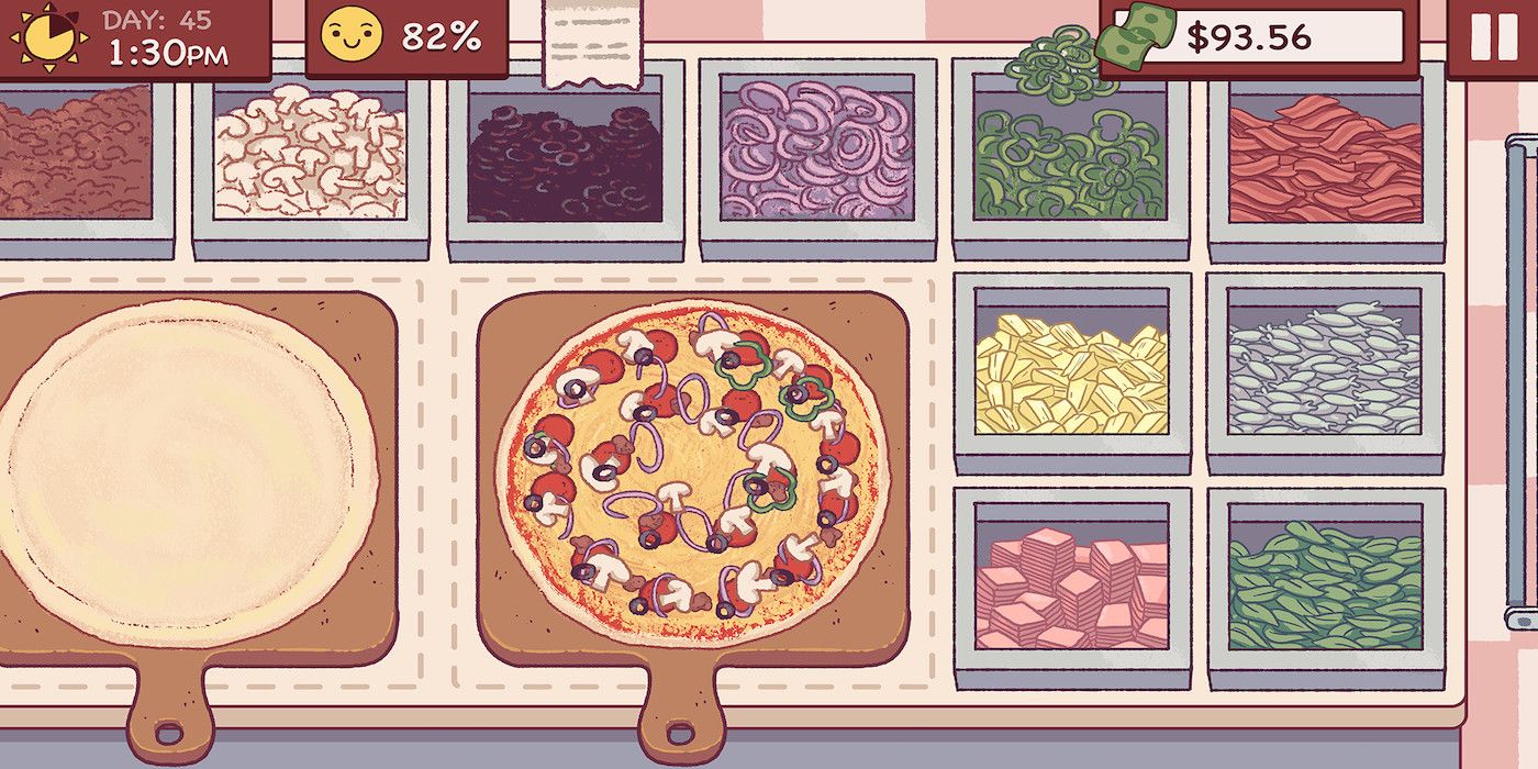 A screenshot from the game Good Pizza, Great Pizza