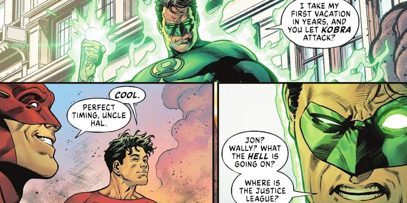 green lantern dark crisis flash superman