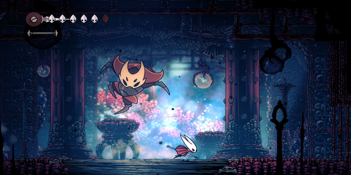 A screenshot from the upcoming game Hollow Knight: Silksong