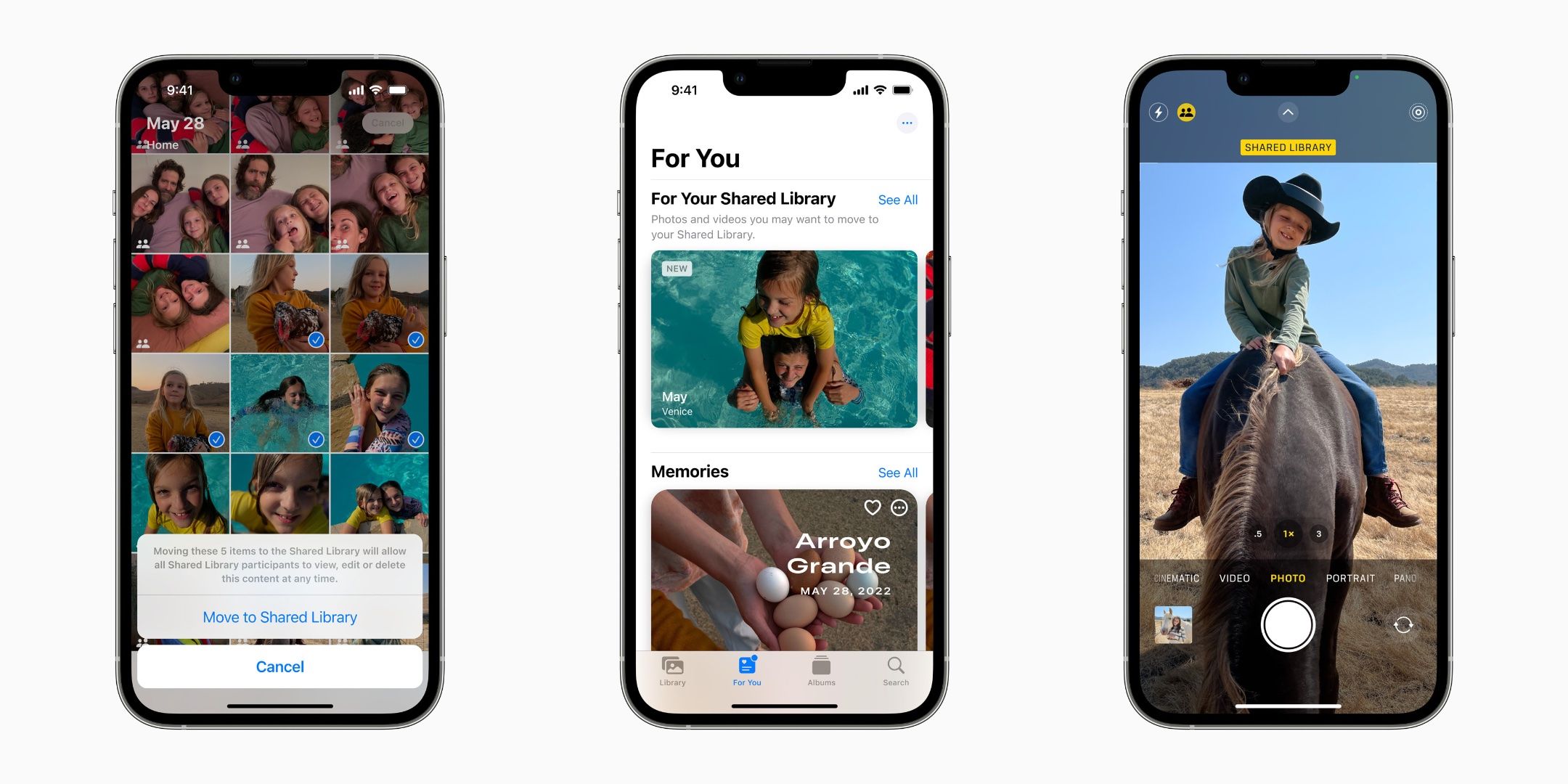 iCloud Shared Photo Library set for iOS 16 release.