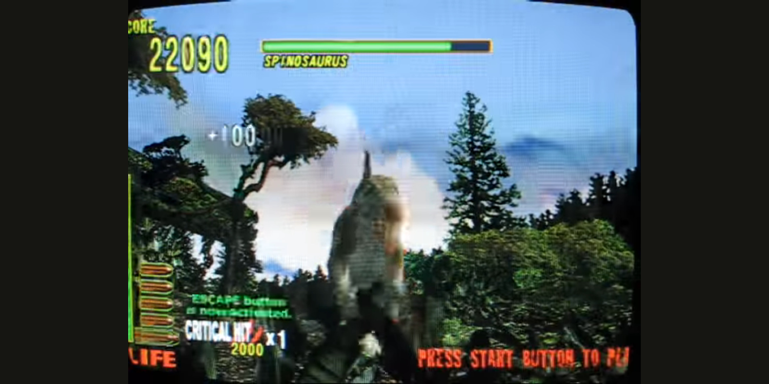 jurassic park iii arcade spinosaurus