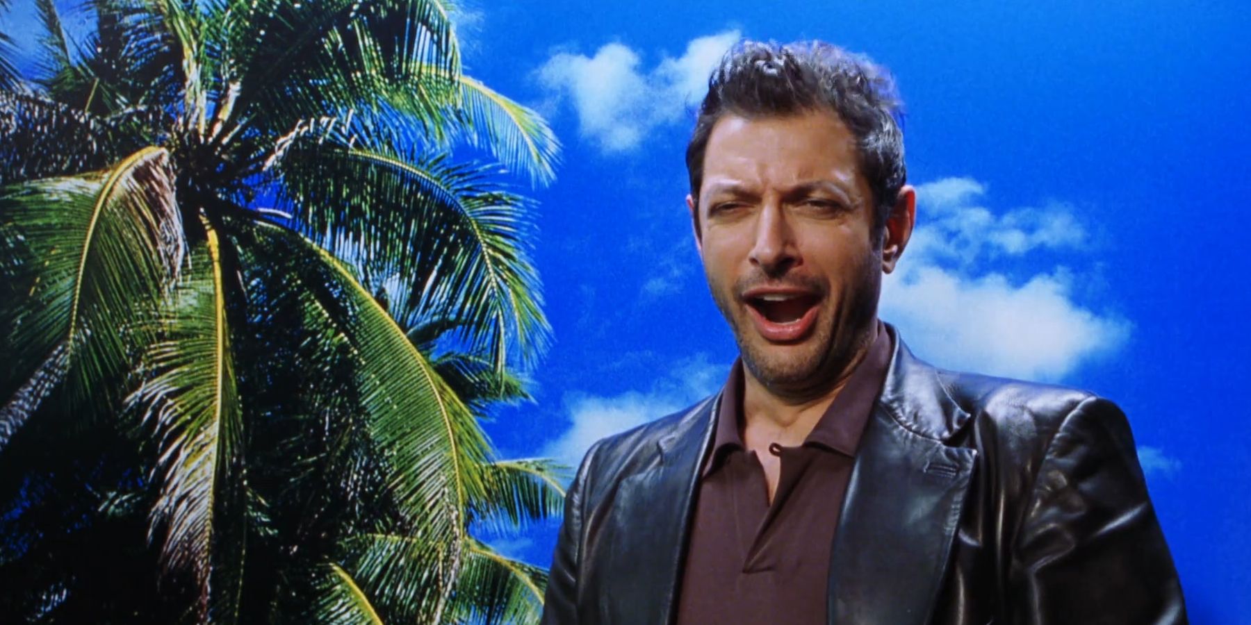 Jurassic World Dominion similar to The Lost World, Jeff Goldblum yawning