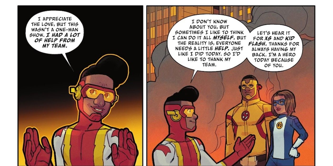 Wally is called Kid Flash in Arrowverse comic.