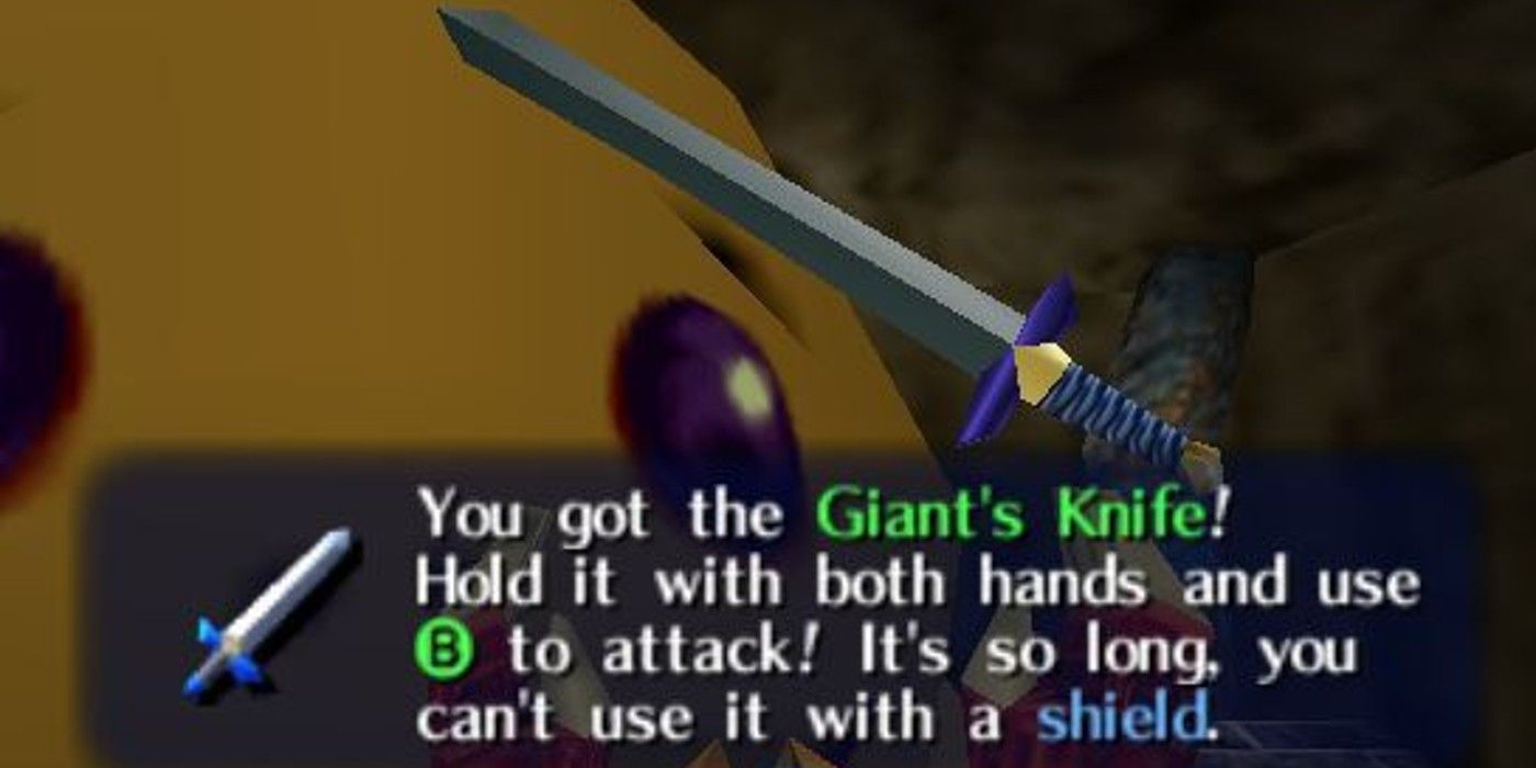 legend of zelda giants knife