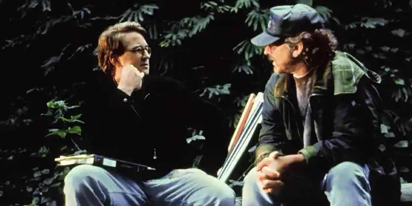 Michael Crichton and Steven Spielberg