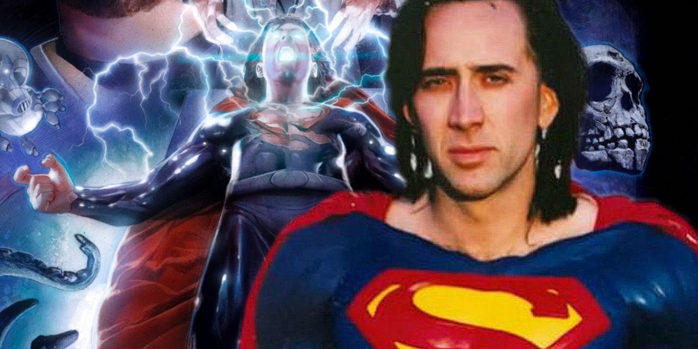Nicolas Cage as Superman in the unmade Superman Lives movie