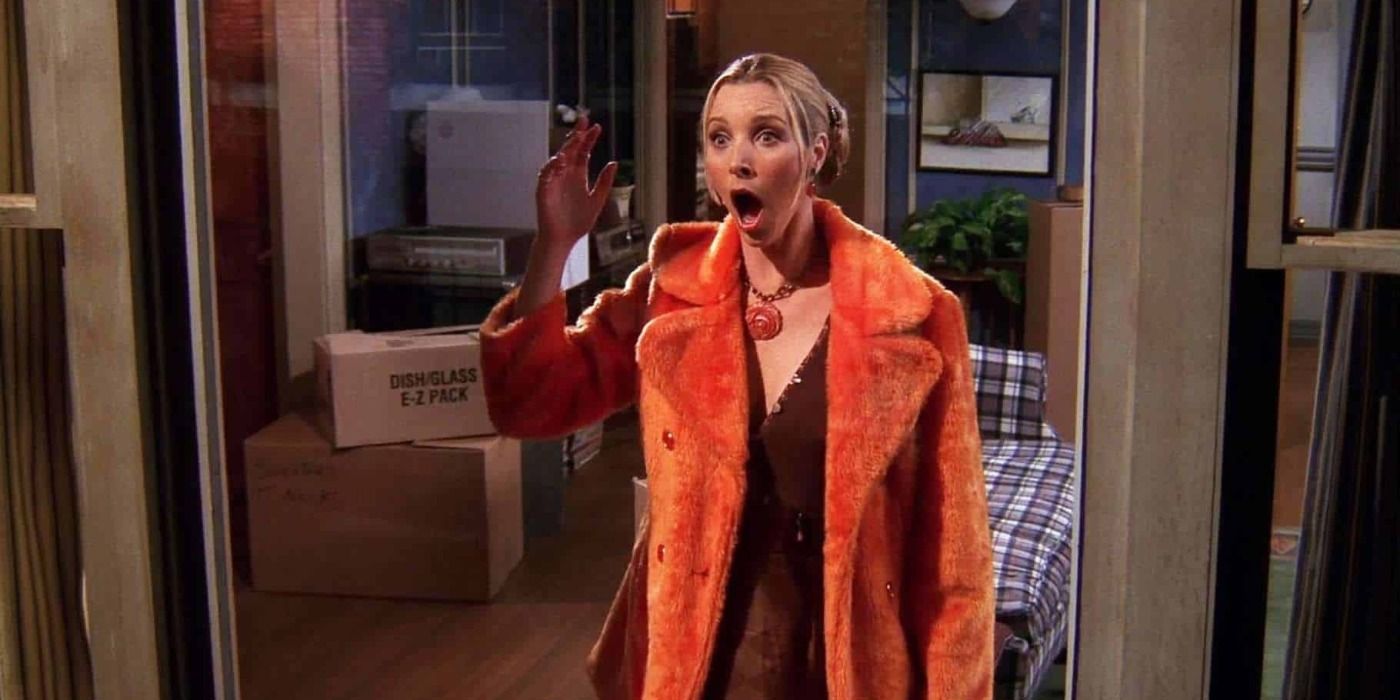 Phoebe screaming in The One Where Everyone Finds Out on Friends
