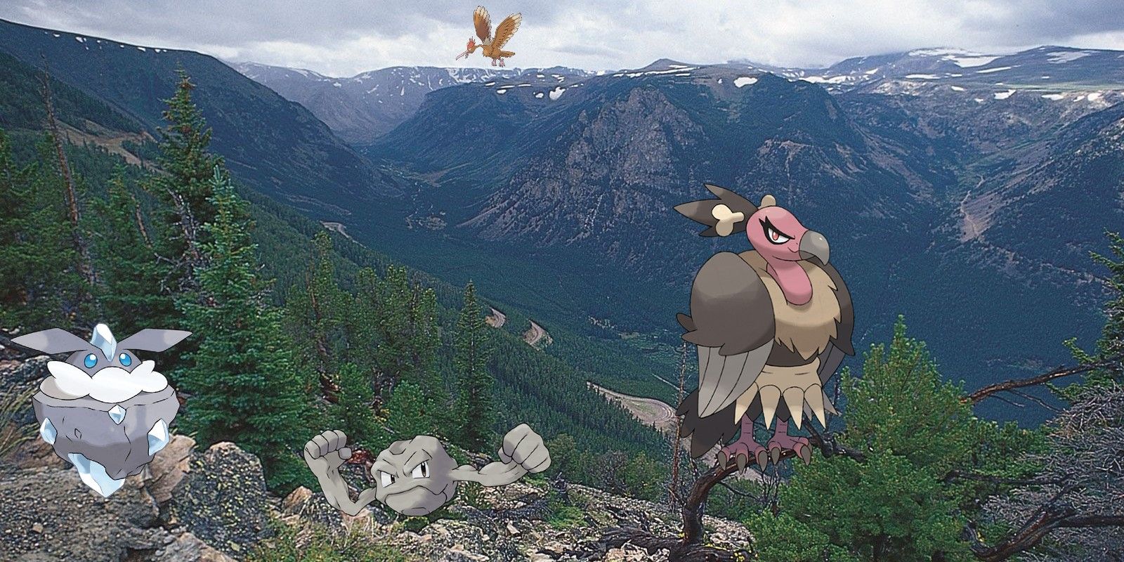 The Rocky Mountains iconic status makes it a perfect Pokémon inspiration.