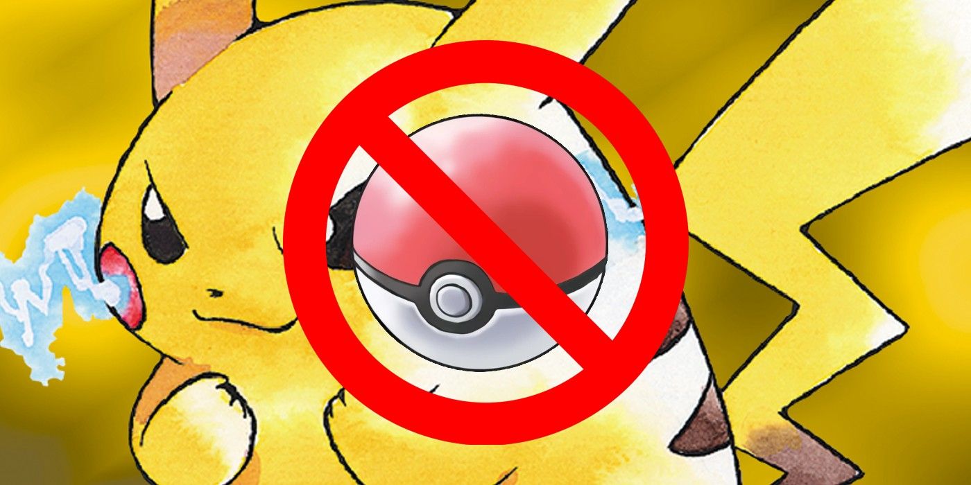 Why Pikachu Wont Get Into Poke Balls In Pokemon Yellow Anime Pokemon Handbook