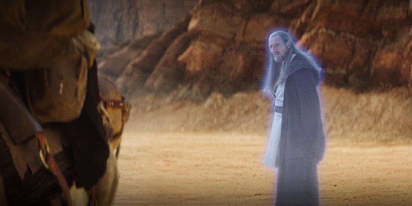 Qui-Gon Jinn's Force ghost in Obi-Wan Kenobi episode 6