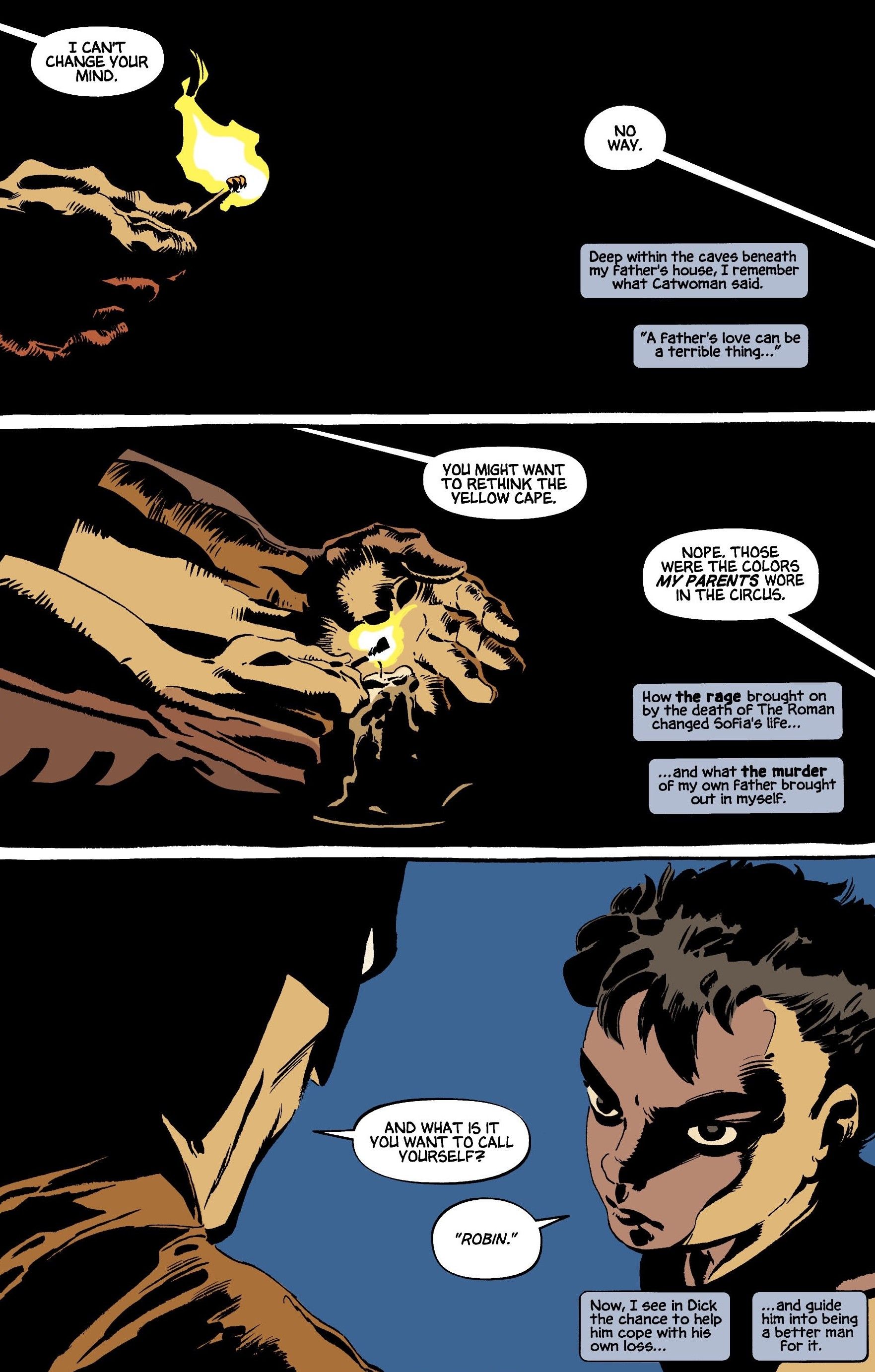 rOBIN COSTUME ORIGIN COMICS