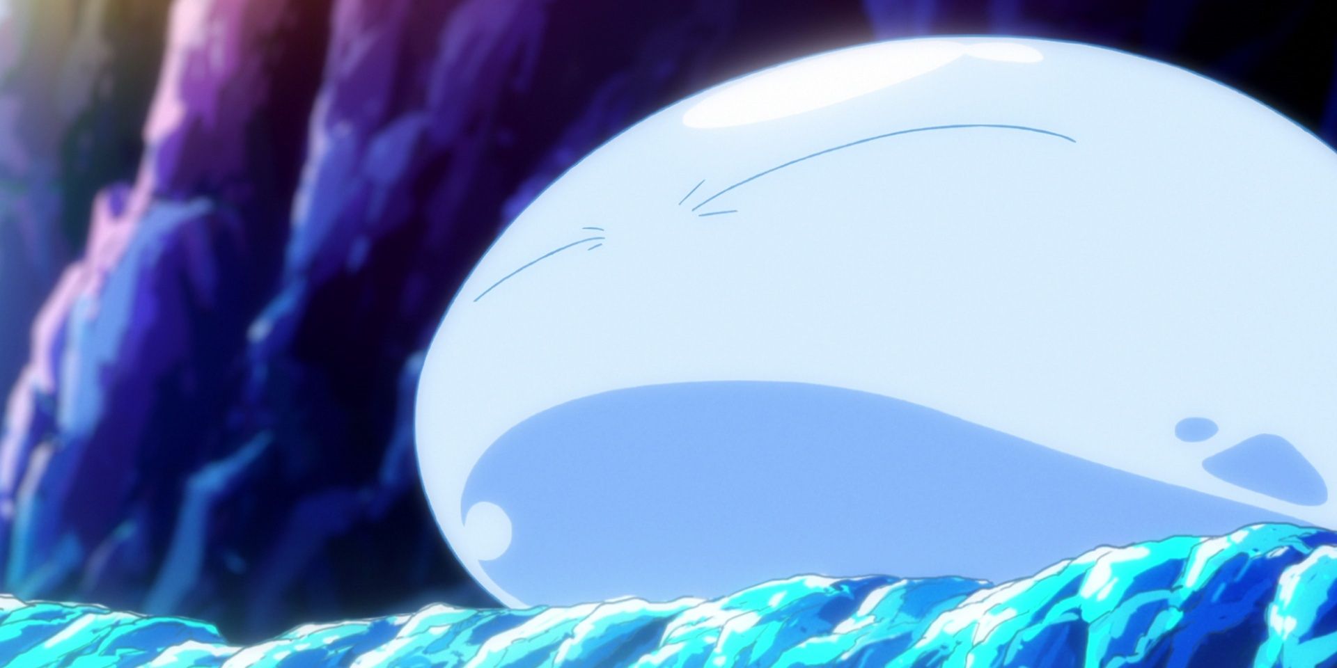 The blue slime form of Rimuru Tempest / Satoru Mikami in That Time I Was Reincarnated as a Slime