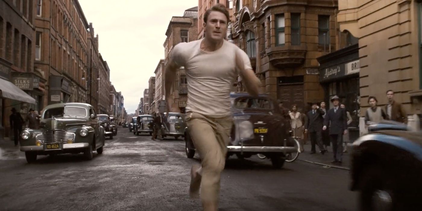 steve rogers captain american the first avengers foot chase