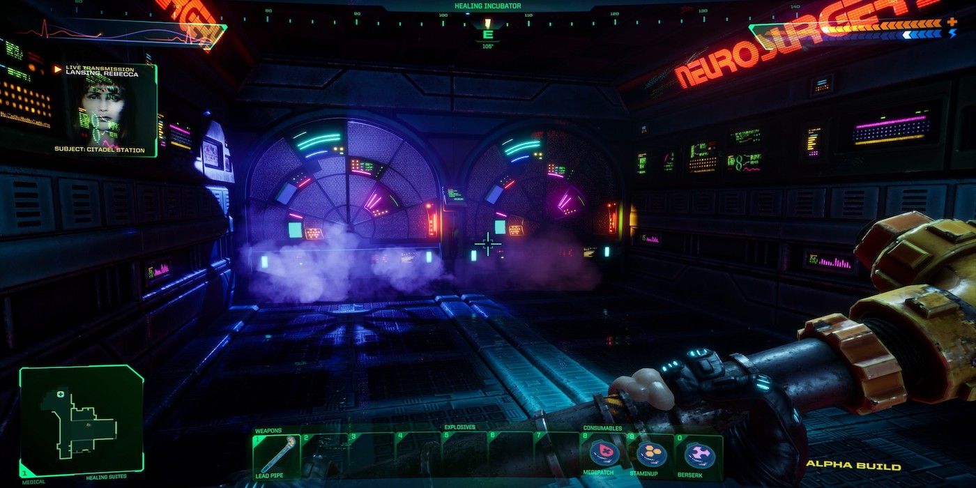 A screenshot from the upcoming System Shock reboot