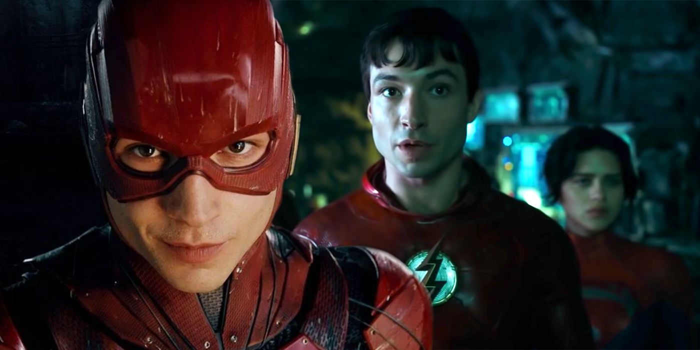 Ezra Miller as The Flash in Justice League and The Flash