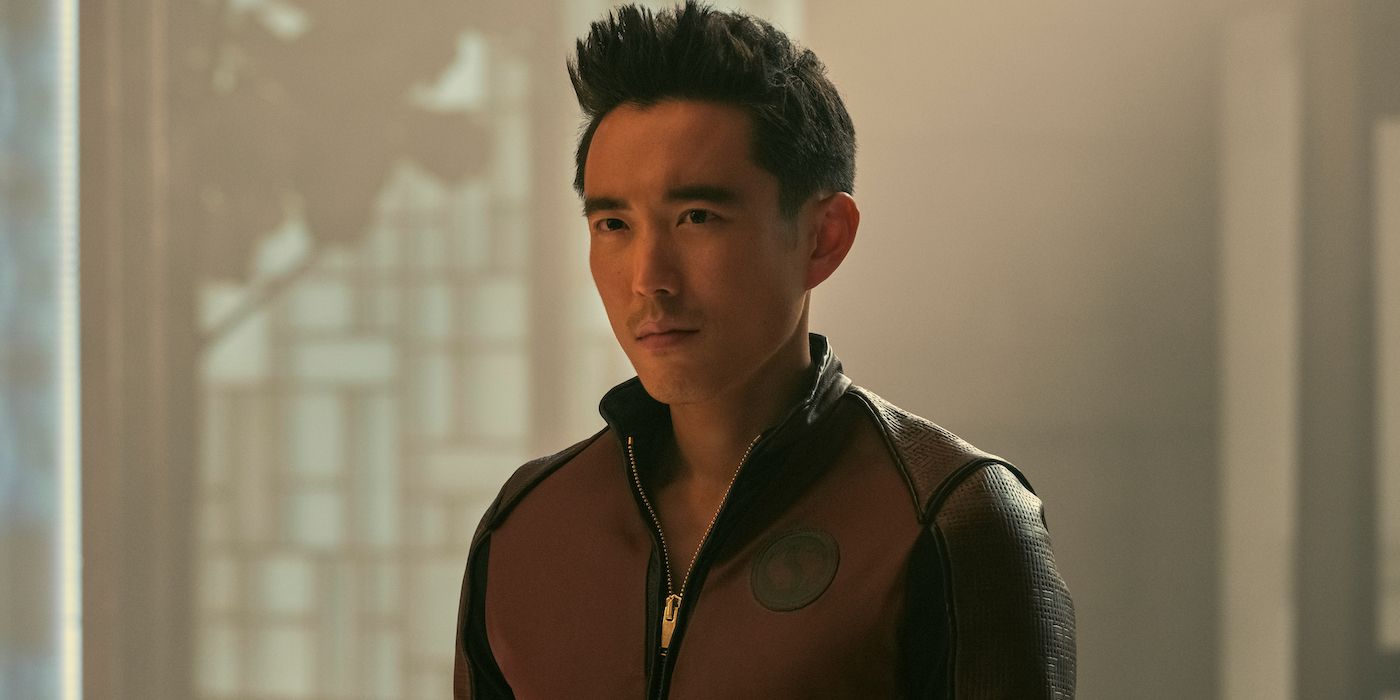 Justin H. Min as Ben in the mansion in The Umbrella Academy season 4