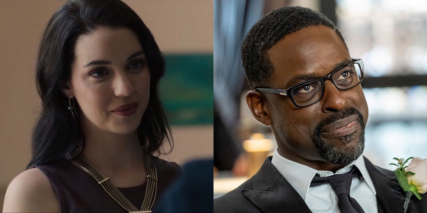 Split image of a woman from This Is Us and Randall