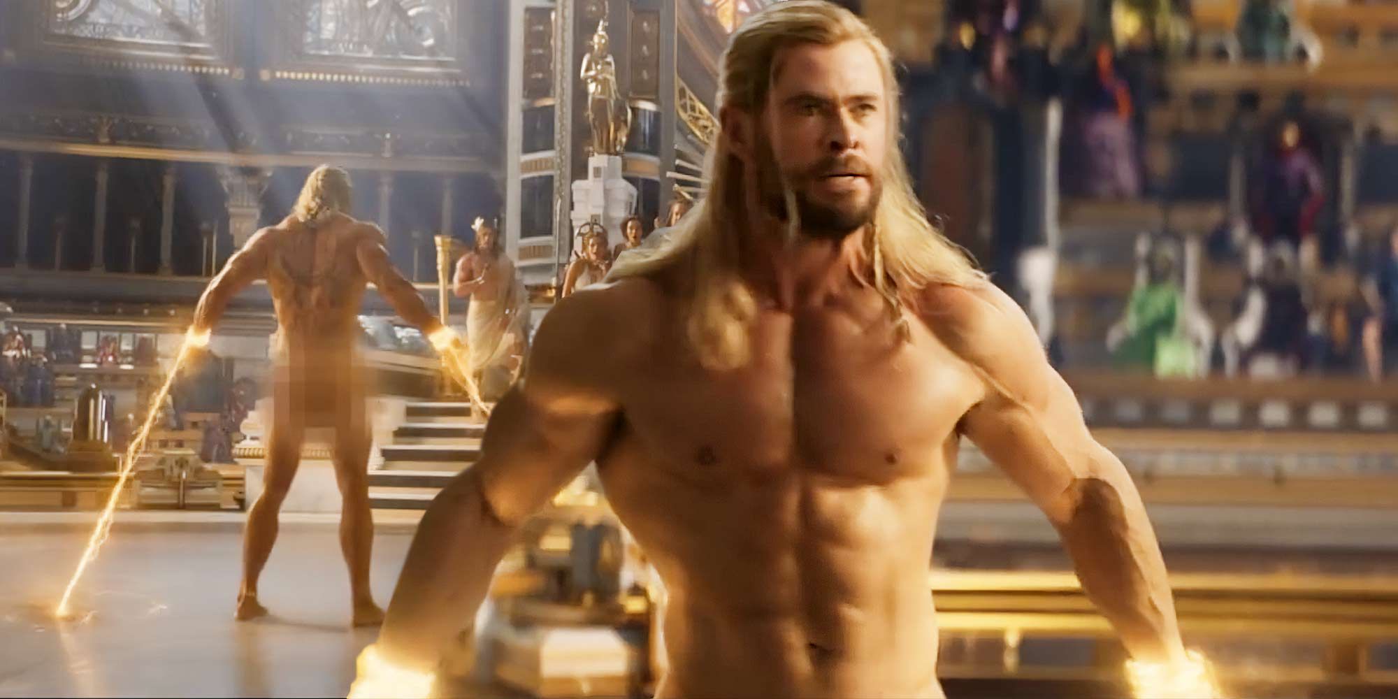 chris hemsworth thor nude in thor love and thunder