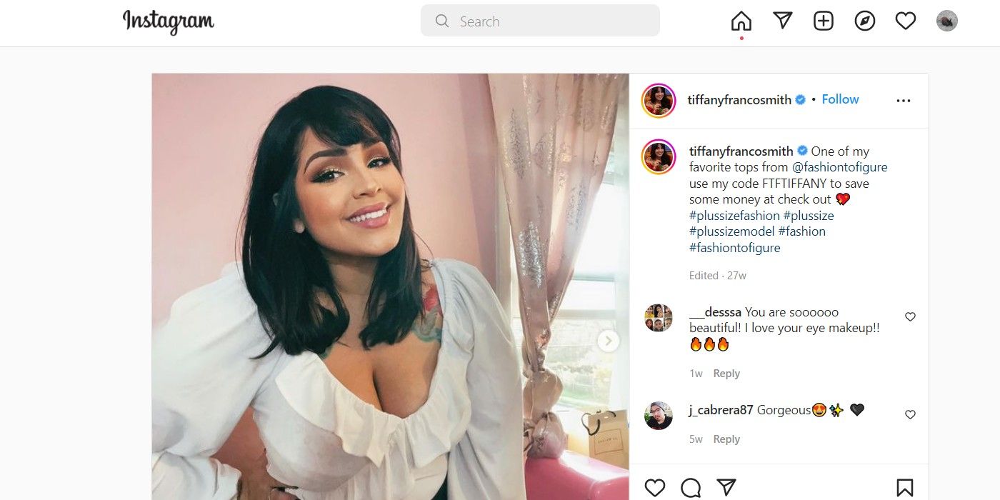 tiffany franco weight loss 90 Day Fiance IG 2 CROPPED