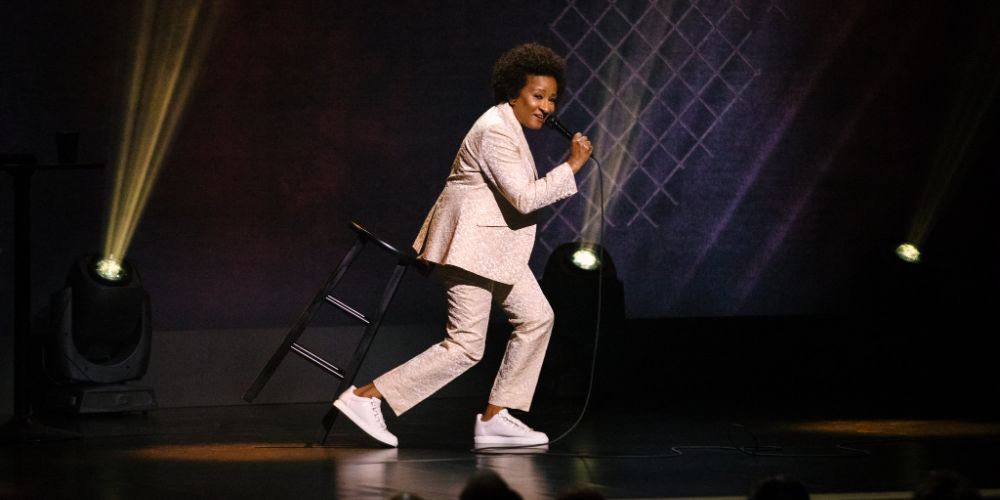 Wanda Sykes performing her comedy special Not Normal