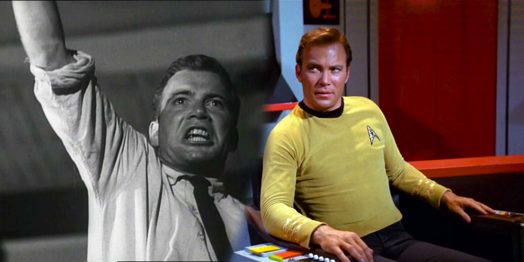 William Shatner in The Intruder and Star Trek