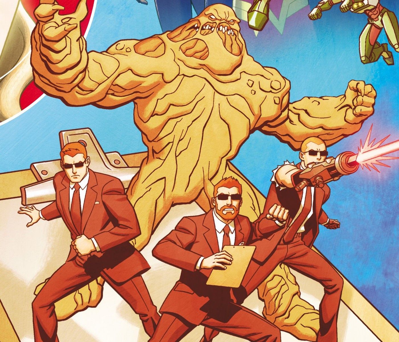 young justice bowhunter security clayface