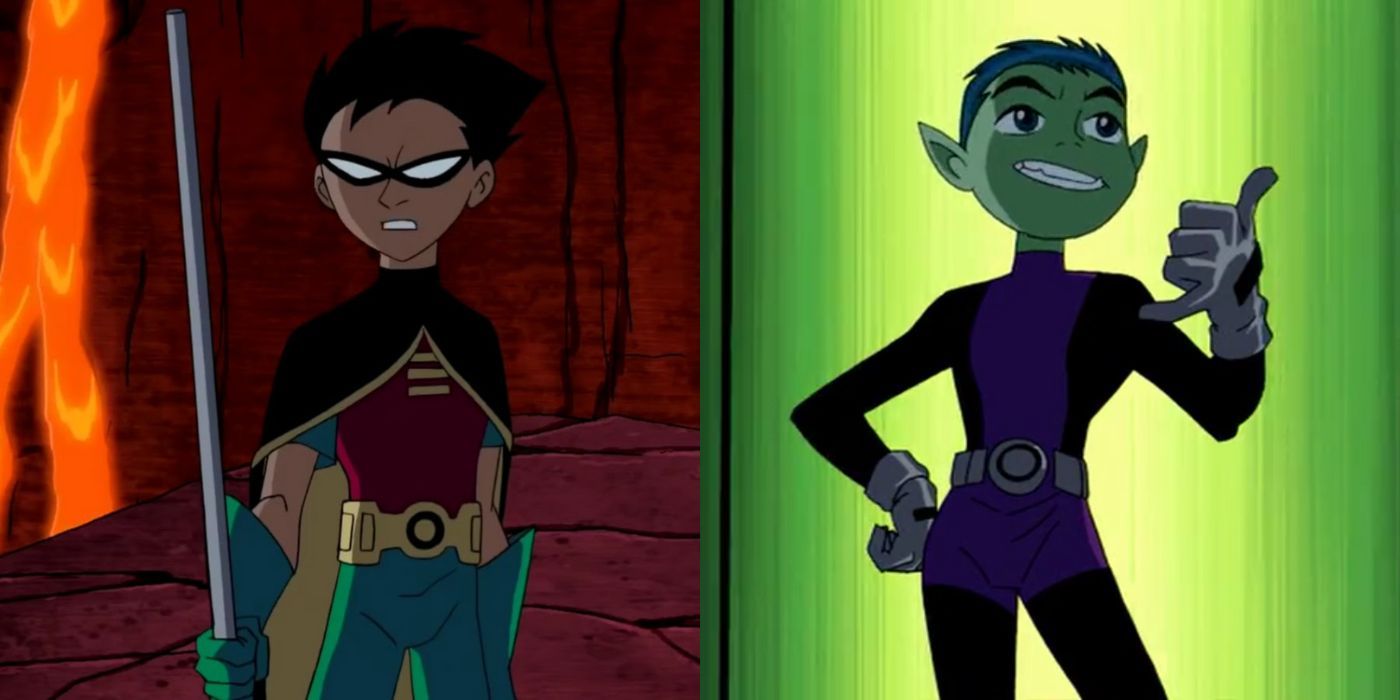 Robin and Beast Boy from Teen Titans
