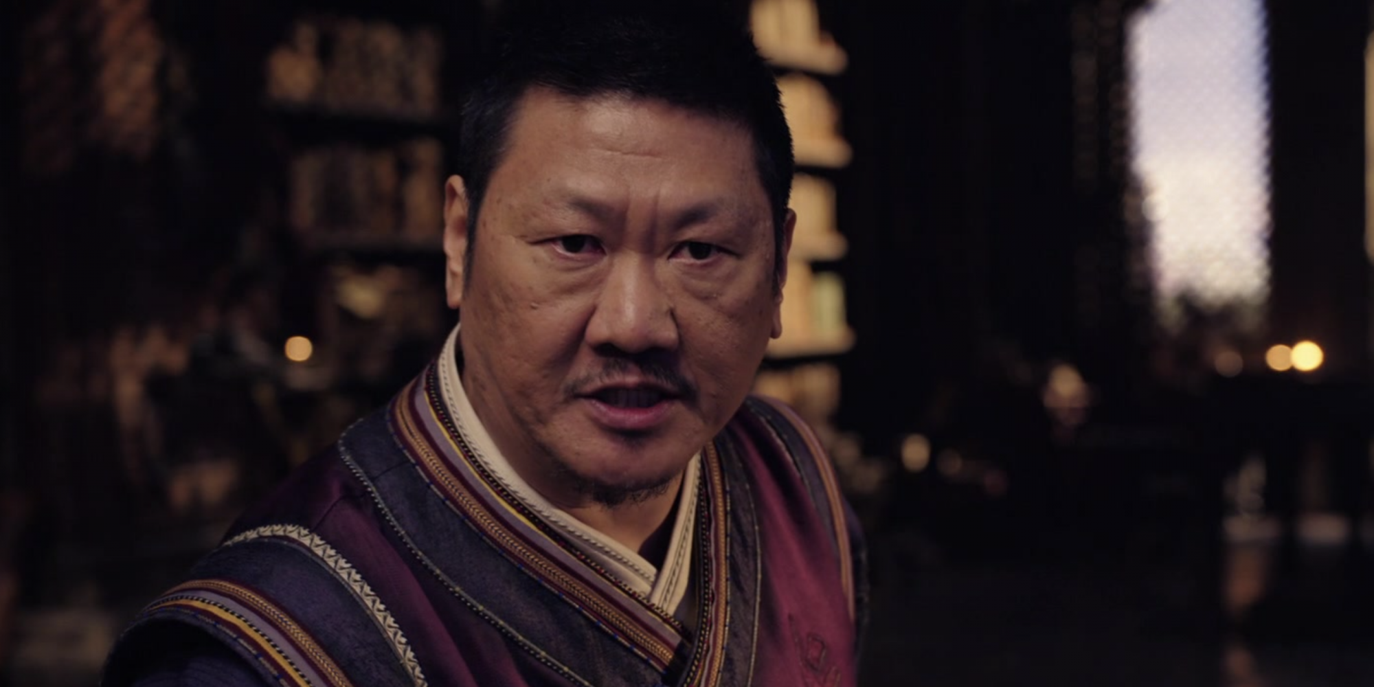 Wong looking concerned in Doctor Strange in the Multiverse of Madness