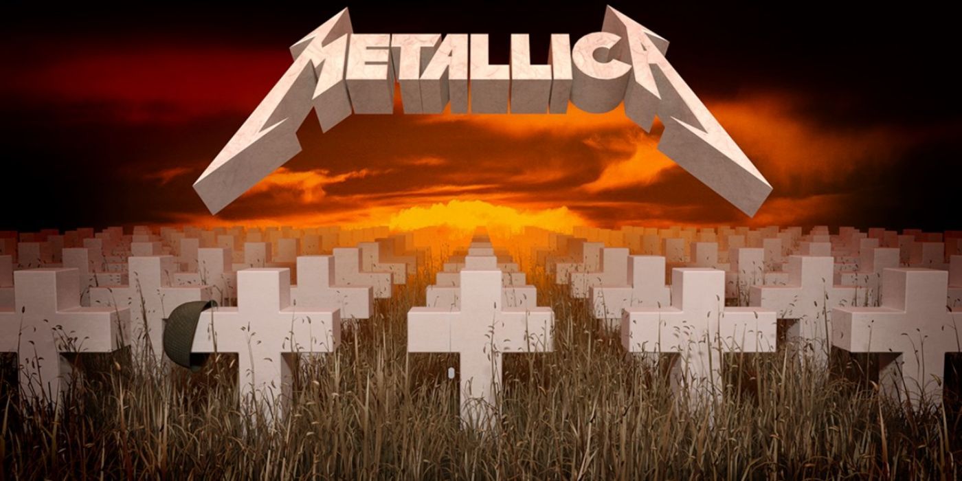 Master Of Puppets By Metallica album cover art