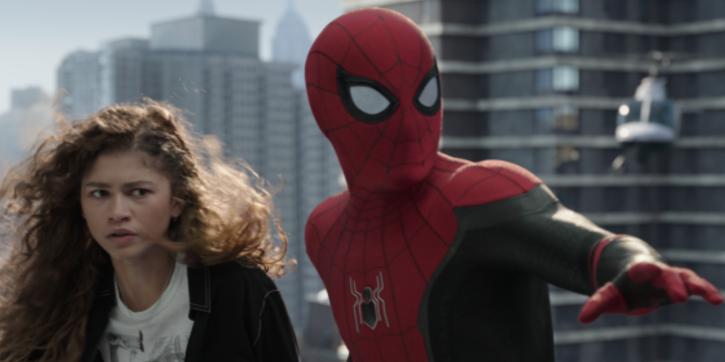 MJ and Peter In Spider-Man: No Way Home