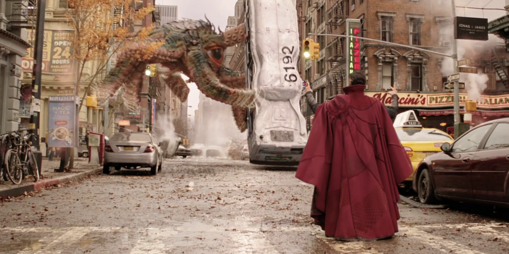 New York City Street in Doctor Strange in the Multiverse of Madness